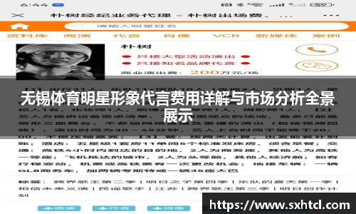 无锡体育明星形象代言费用详解与市场分析全景展示